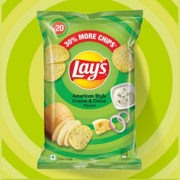 Lays American style cream&onion flavour