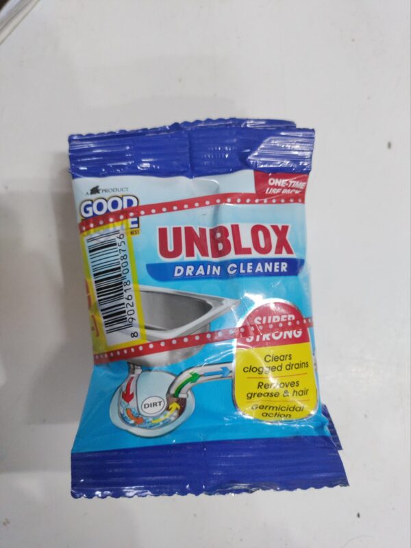Unblox Drain Cleaner 
pack of 3+1